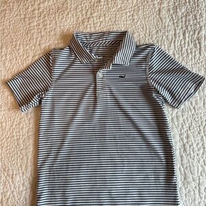 Vineyard Vines Performance Striped Kids Polo Shirt